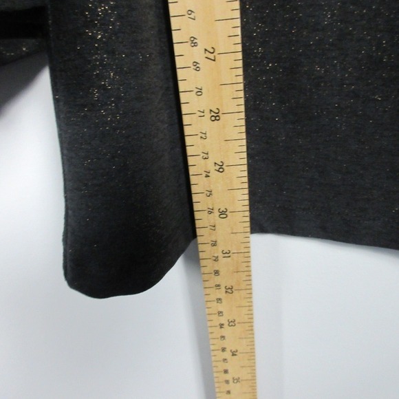 Beyond Yoga SoftShine All Day Flare Pants Women XS Black Gold Party Chic 316 - Picture 11 of 12